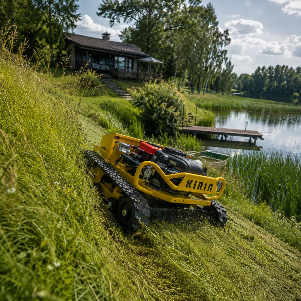 LIFTREX remote-controlled mower for slope maintenance