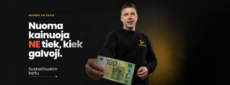 nuoma kainuoja ne tiek kiek galvoji suskaiciuokim kartu