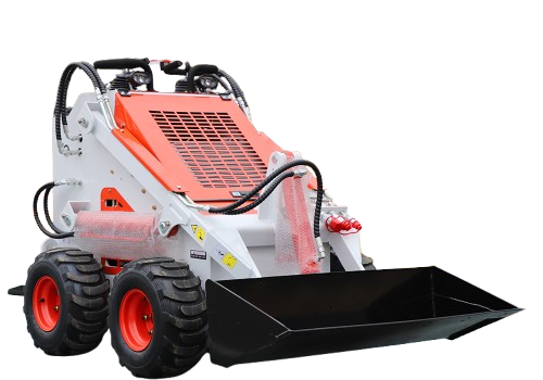 KR38 ratinis mini krautuvas – šoninis vaizdas